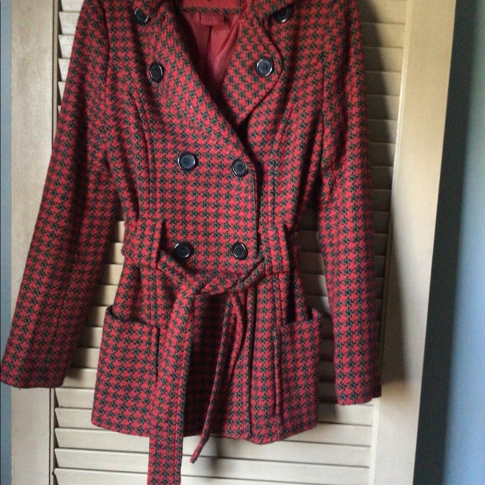 Women’s Small Red Blazer-style Jacket